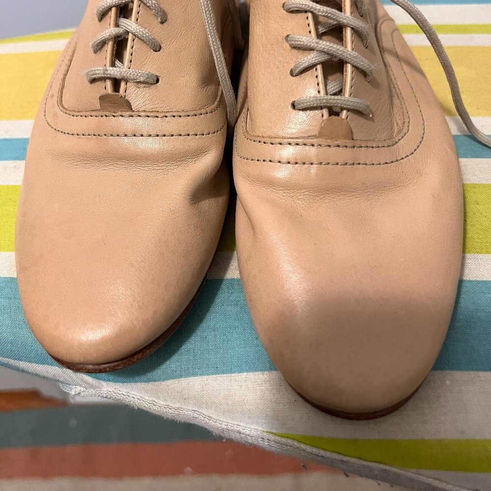 Boemos Italian made shoes All leather- Tan size 37